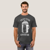 Camping Enjoy Your Adventure Coffee Mug Canoe fami T-Shirt (Vorne ganz)