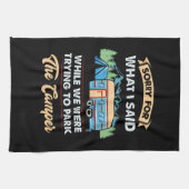 Camping - Entschuldigung für das, was ich gesagt h Geschirrtuch (Horizontal)