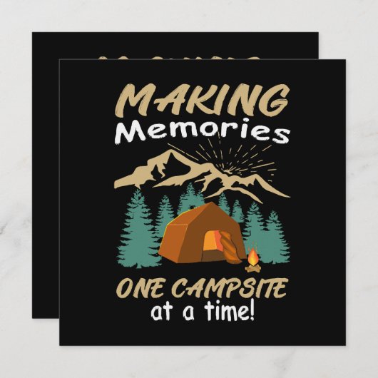 CAMPING Erinnerungen (Vorne/Hinten)