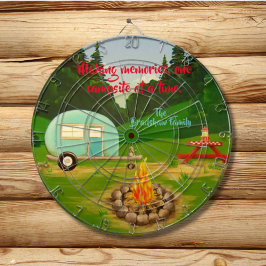 Camping Erinnerungen Dart Board Dartscheibe
