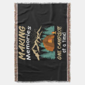 CAMPING Erinnerungen Decke (Vorderseite Vertikal)