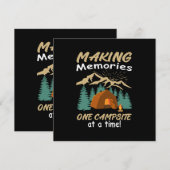 CAMPING Erinnerungen Einladung (Vorne/Hinten)