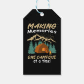 CAMPING Erinnerungen Geschenkanhänger (Vorderseite)