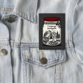 Camping-Erinnerungen Glas Button (Insitu)