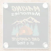 CAMPING Erinnerungen Glasuntersetzer (Rückseite)