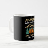 CAMPING Erinnerungen Kaffeetasse (Vorderseite Links)