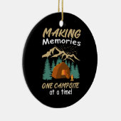 CAMPING Erinnerungen Keramik Ornament (Rechts)
