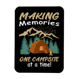 CAMPING Erinnerungen Magnet
