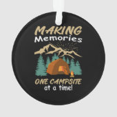 CAMPING Erinnerungen Ornament (Rückseite)