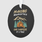 CAMPING Erinnerungen Ornament (Vorderseite)