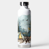 Camping Erlebnisflasche im Freien Trinkflasche (links)
