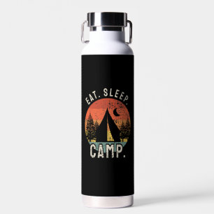 Camping - Essen Schlafen Campen Trinkflasche
