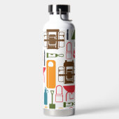Camping Essentials Thema Wasser Flasche (links)