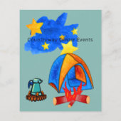 Camping-Event unter den Sternen Flyer (Hinten)