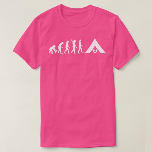 Camping Evolution T-Shirt (Design vorne)