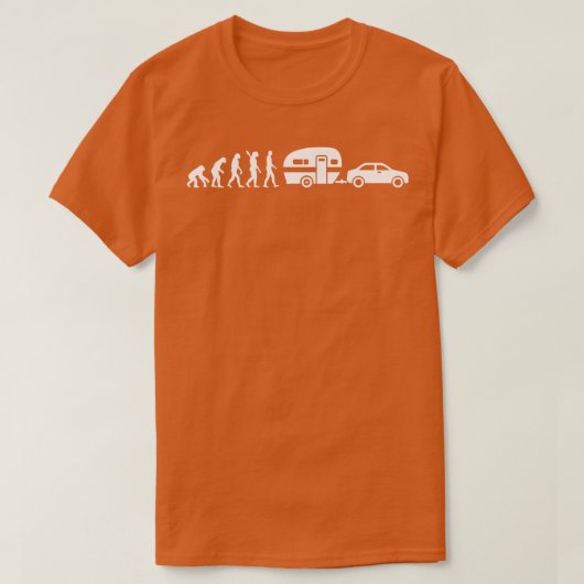 Camping Evolution T-Shirt (Design vorne)