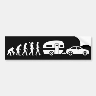Camping Evolution Wohnwagen Autoaufkleber