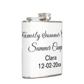 Camping Familienurlaub benutzerdefinierte Name Dat Flachmann (Rechts)