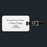 Camping Familienurlaub benutzerdefinierte Name Dat Gepäckanhänger<br><div class="desc">Entwurf</div>