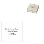 Camping Familienurlaub benutzerdefinierte Name Dat Gummistempel (Stempel)