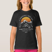 Camping Familienurlaub Maßgeschneidertes Matching T-Shirt (Vorderseite)