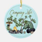 Camping Family Life Ornament für den Baum (Vorne)