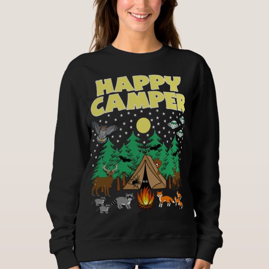 CAMPING-FAPPY CAMPER - Funny Camping mit Critters Sweatshirt (Vorderseite)
