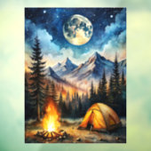 Camping-Fensterklammer Fensteraufkleber (Blatt 3)