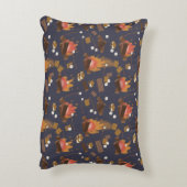 Camping Fire Outdoor Adventure & Marshmallows Dekokissen (Rückseite(Vertikal))