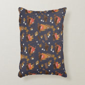 Camping Fire Outdoor Adventure & Marshmallows Dekokissen (Vorderseite(Vertikal))