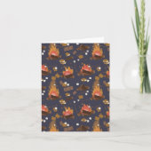 Camping Fire Outdoor Adventure & Marshmallows Karte (Vorderseite)