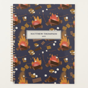 Camping Fire Outdoor Adventure & Marshmallows Planer