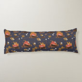 Camping Fire Outdoor Adventure & Marshmallows Seitenschläferkissen (Rückseite)