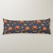 Camping Fire Outdoor Adventure & Marshmallows Seitenschläferkissen (Vorderseite)