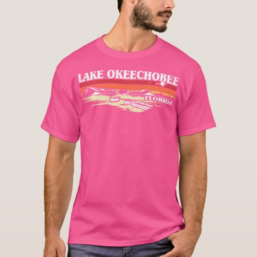 Camping Fischerboot Seeparadies Okeecho T-Shirt (Vorderseite)