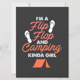 Camping - Flip Flop Und Camping Mädchen