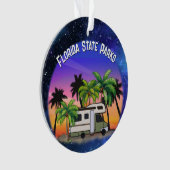 Camping Florida State Parks Palmen Ornament (Vorderseite)