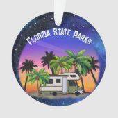 Camping Florida State Parks Palmen Ornament (Vorderseite)