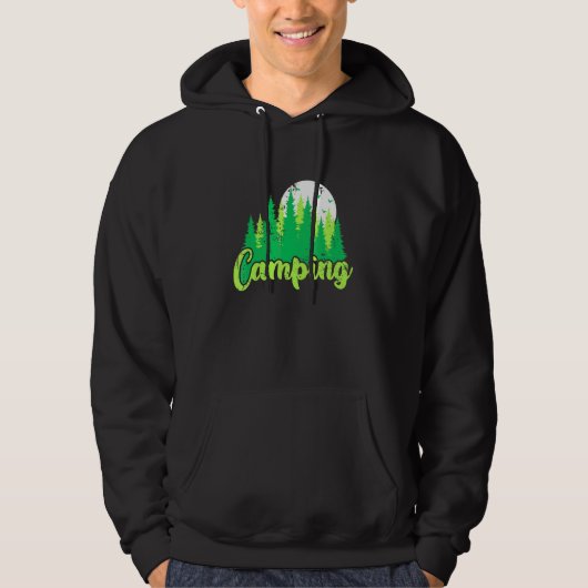 Camping Forest Camping Hoodie (Vorderseite)