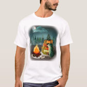 Camping Forest Night Adventure T-Shirt (Vorderseite)