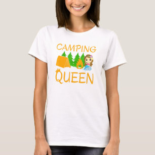 Camping - Frauen - Camping der Königin T-Shirt