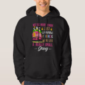 Camping-Freunde sind wie eine kleine Gang Hoodie (Vorderseite)