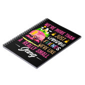 Camping-Freunde sind wie eine kleine Gang Notizblock (Linke Seite)