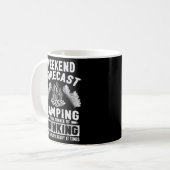 Camping Fun Weekend Forecast Camping mit Chance Kaffeetasse (Vorderseite Links)