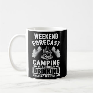 Camping Fun Weekend Forecast Camping mit Chance Kaffeetasse