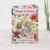 Camping für Aquarelle Foto Karte (Vorderseite)