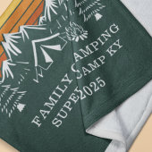 Camping für den Familienurlaub Fleecedecke