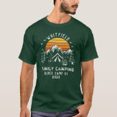 Camping für den Familienurlaub T-Shirt (Vorderseite)