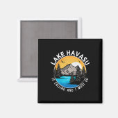 Camping für Fischerboote - See Lake Havasu Magnet (Vorderseite/Rückseite)