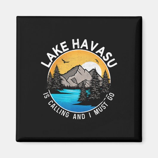 Camping für Fischerboote - See Lake Havasu Magnet (Vorne)
